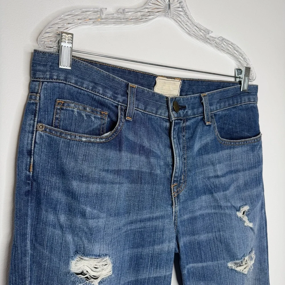 Current/Elliot Distressed Boyfriend Jeans